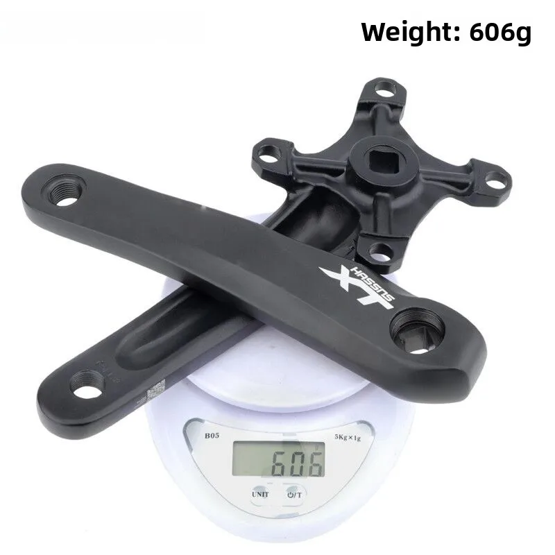 

HASSNS горный велосипед с квадратным колышком, шатун 8/9/0/скорость, модный одиночный дисковый шкив 04B, детали оборудования для езды на велосипеде