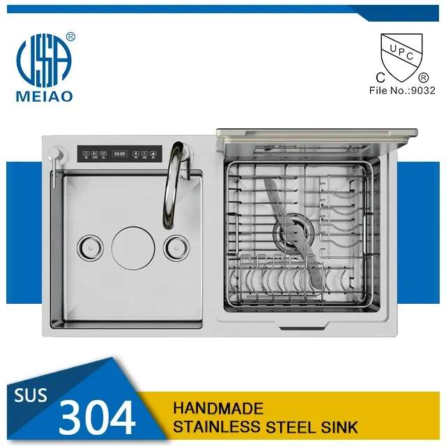 딥 304 스테인리스 스틸 자동 세척 싱크, 우수한 품질