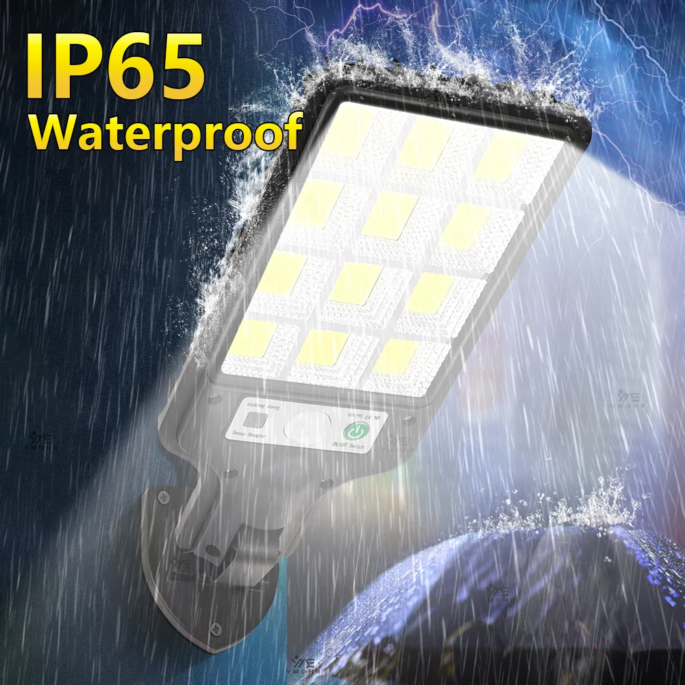 9900000LM Solar Light 1008LED Outdoor Solar Lamp Motion Sensor Street Light Waterproof Wall Light Garden Outdoor Christmas Decor