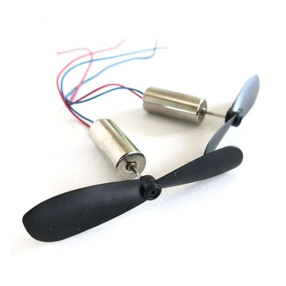 2pcs/set DC3.7-4.2V Coreless DC Motor With Propeller 716 7*16MM Great Torque High Speed Motor Direct Current