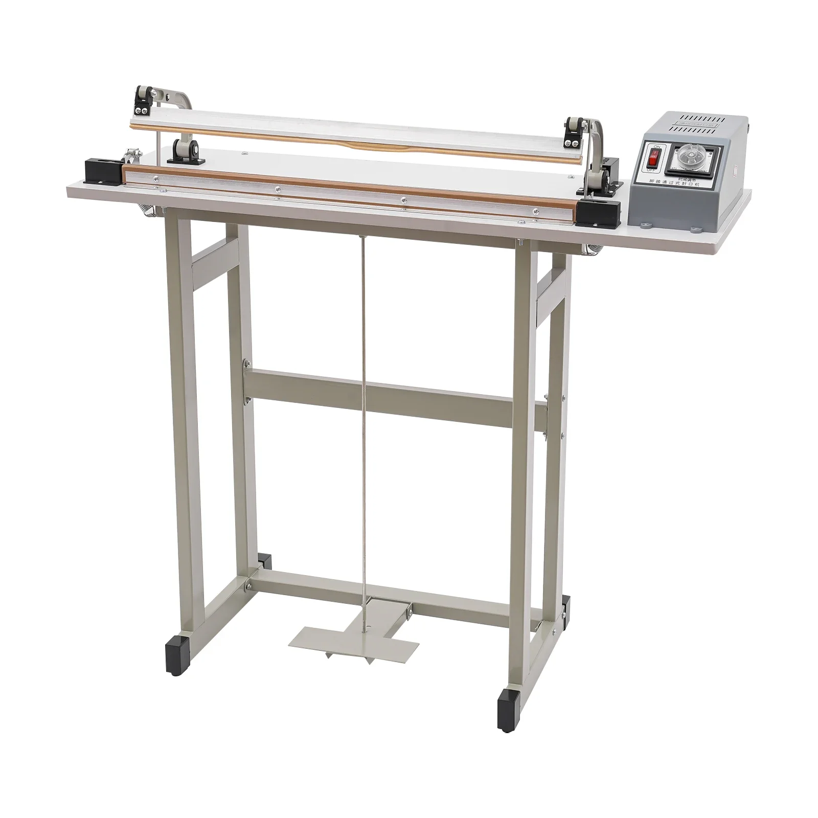 Машина для термосварки педалей ног мощностью 850 Вт Максимальная длина запечатывания 22,83 дюйма для пищевой промышленности, медицинской промышленности и т. д.