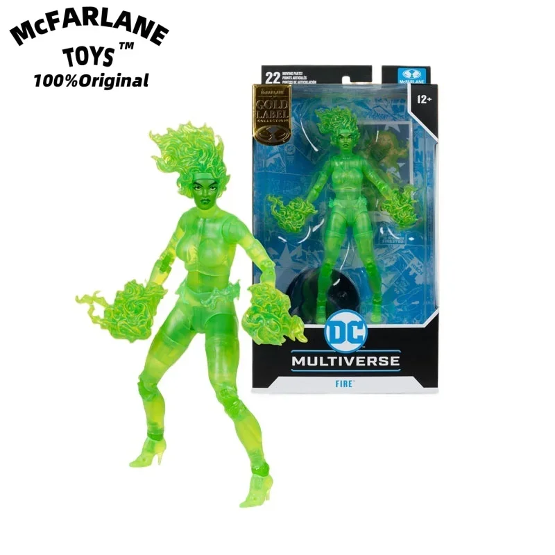 McFarlane Toys DC Multiverse FIRE, оригинальная 7-дюймовая экшн-фигурка, подвижные куклы, коллекционные комплекты моделей, украшение, подарок