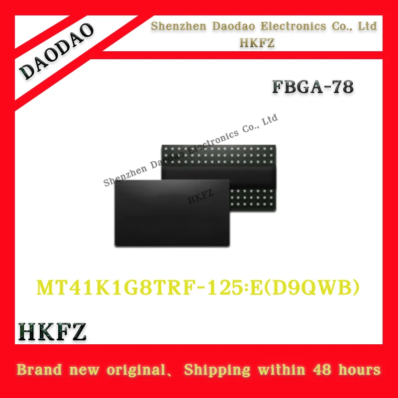 

MT41K1G8TRF-125:E Screen printing D9QWB FBGA-78 IC chip
