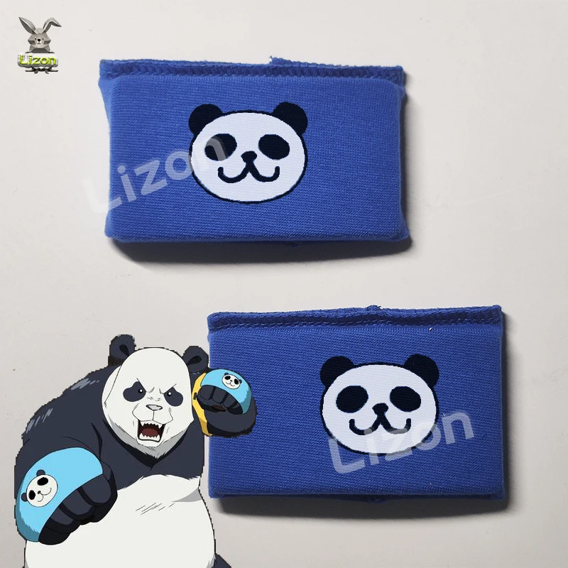 Jujutsu Kaisen Panda Cosplay Panda Boxing Gloves Blue Boxing Pad Silicone