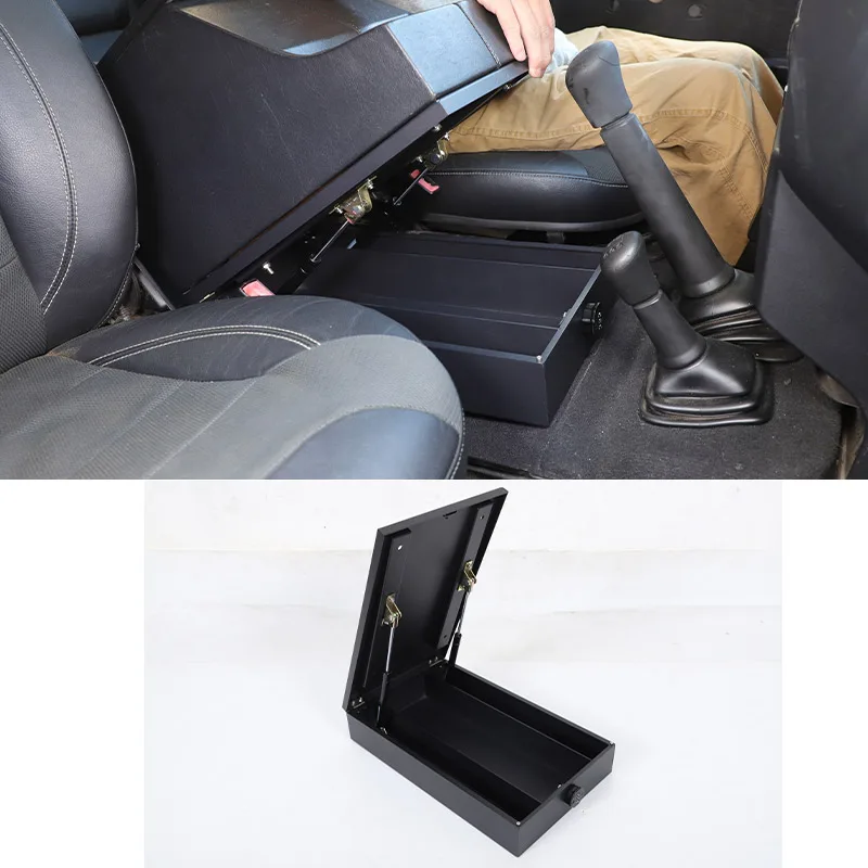 For Land Rover Defender 90 110 130 2004-2018 Car Center Console Armrest Box Height Base Safe LockBox Storage Organizer Tray