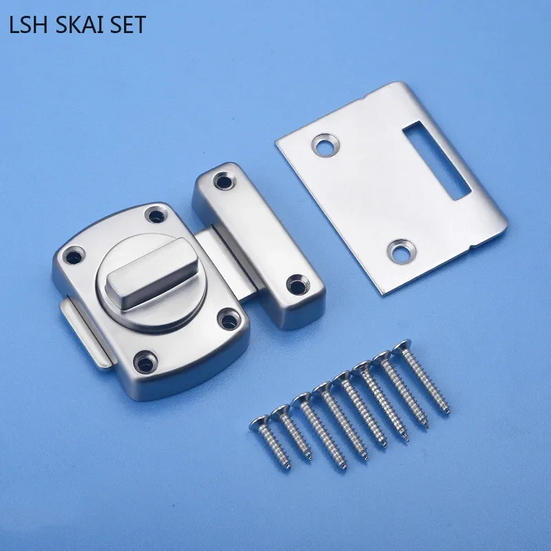 

Zinc Alloy Keyless Door Lock Cabinet Drawer Latch Indoor Barn Door Swivels Lock High Quality Bathroom Door Locks Home Hardware