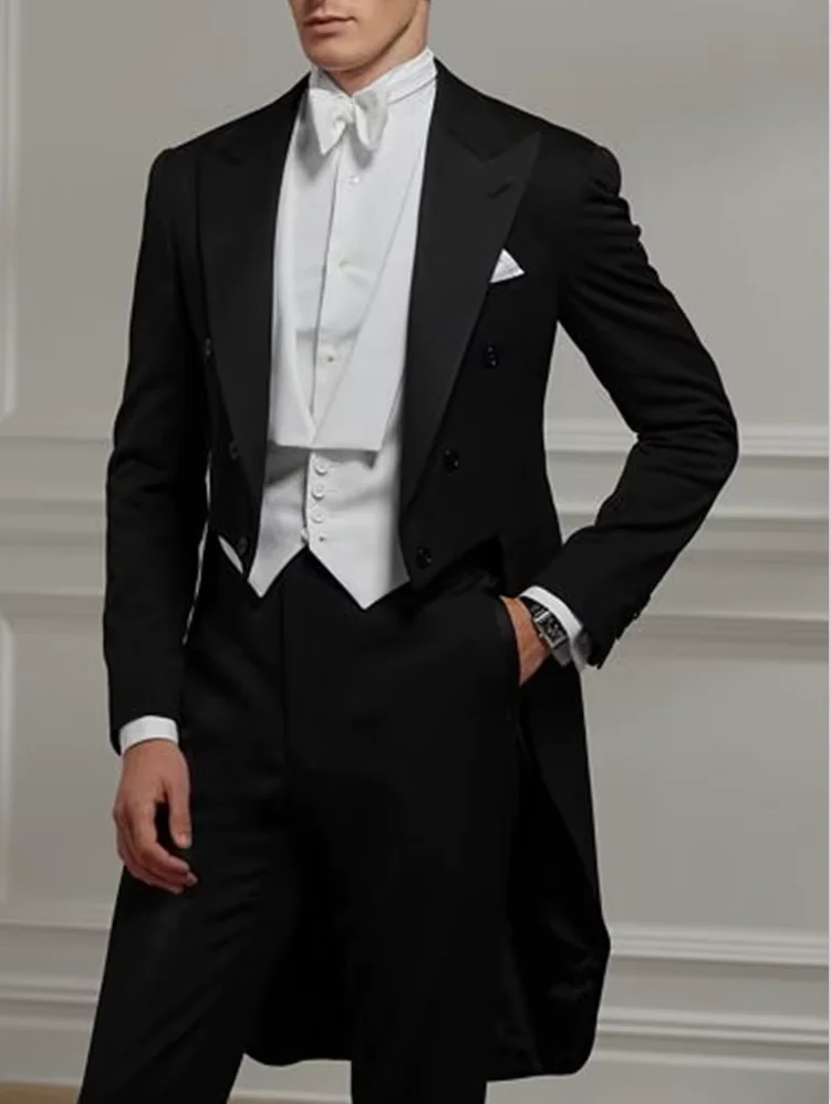 

Men's Vest Slim Fit Wedding Lapel Single Breasted Two PocketSleeveless Jacket Male Waistcoat Groomsmen Chaleco hombre vestir