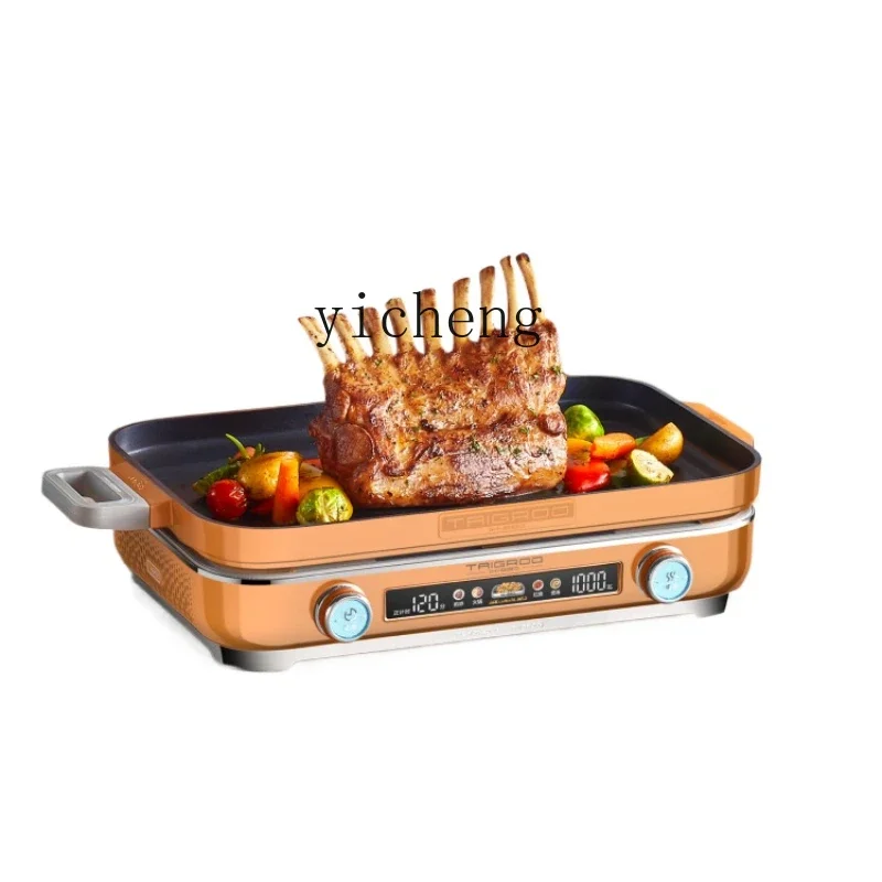 

Multi-Functional Cooking Pot Family Version Electric Caldron Korean Barbecue Oven Hot Pot Baking Tray