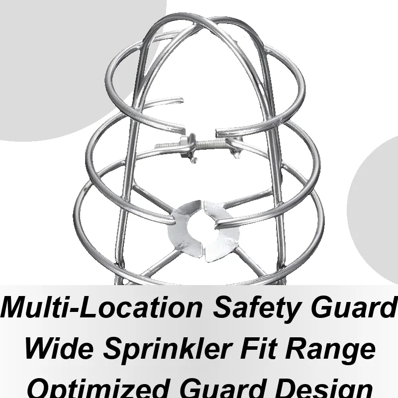 

Fire Sprinkler Head Guard Sprinkler Protective Bracket Effective Bracket Protection Long Lasting Cage For Hotels Warehouses