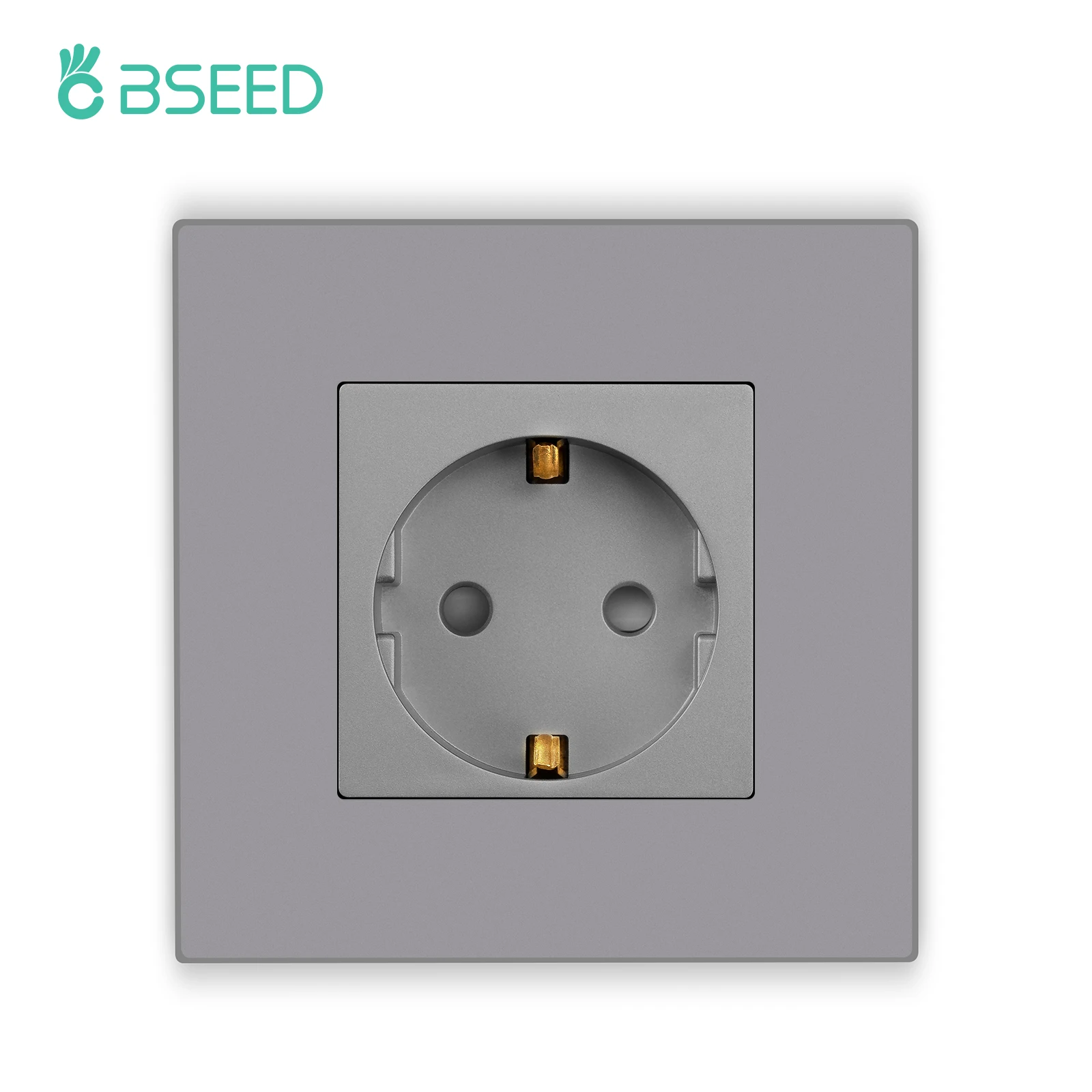 Besamen knopfsc halter 1/2/3Gang 1-Wege-Wandsteckdosen mit USB-Typ-C-Telefon ladegerät montiert Doppels teckdose Kunststoff platte Dreifach steckdosen