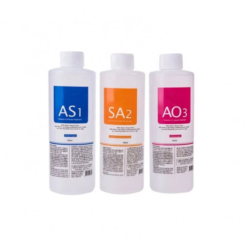 

AS1 SA2 AO3 Aqua Peeling Solution 400ml Hydra Dermabrasion Face Clean Skin Cleansing Blackhead Removal Liquid Beauty Salon