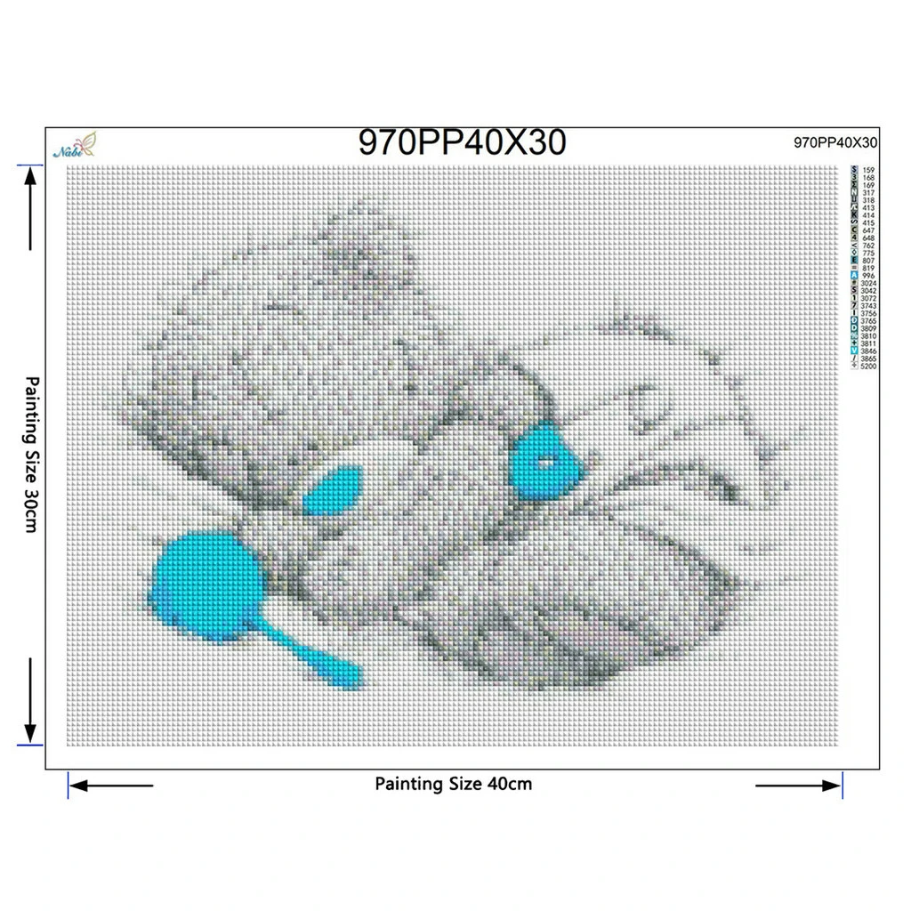 Fai da te diamante 5D pittura a punto croce carino dormire bambino Tatty orsacchiotto diamante ricamo pittura cartone animato Kit completo ASF785