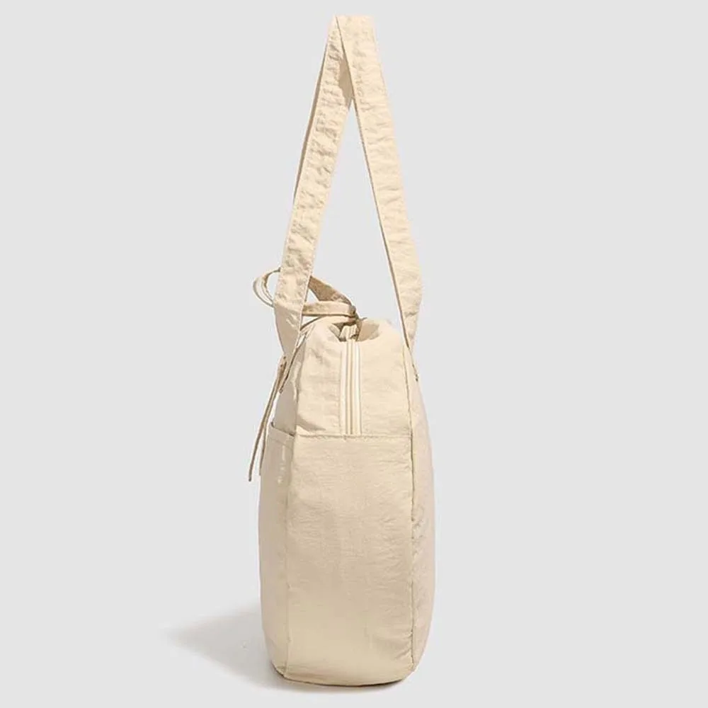 和風ショルダーラウンドバッグオックスフォード布抗スプラッシュ水大容量ハンドバッグポータブル弓カジュアル女性ポーチ毎日