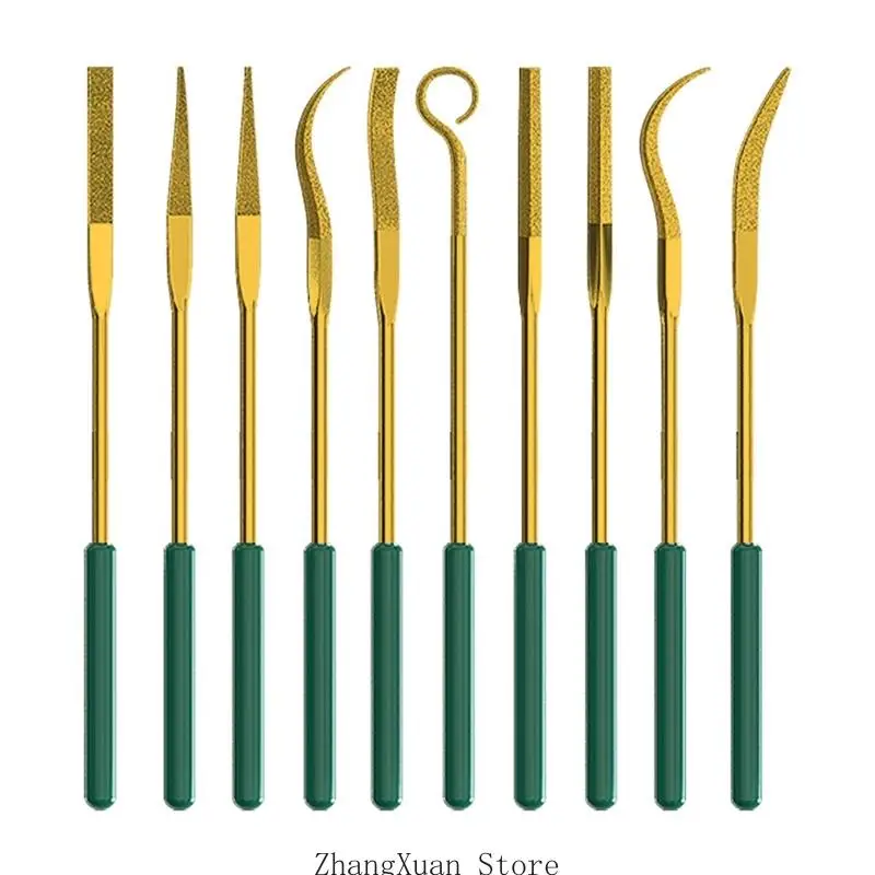 

3xuf 10pcs Точные карбоновые игольники устанавливают форму для ювелиров для ювелиров.