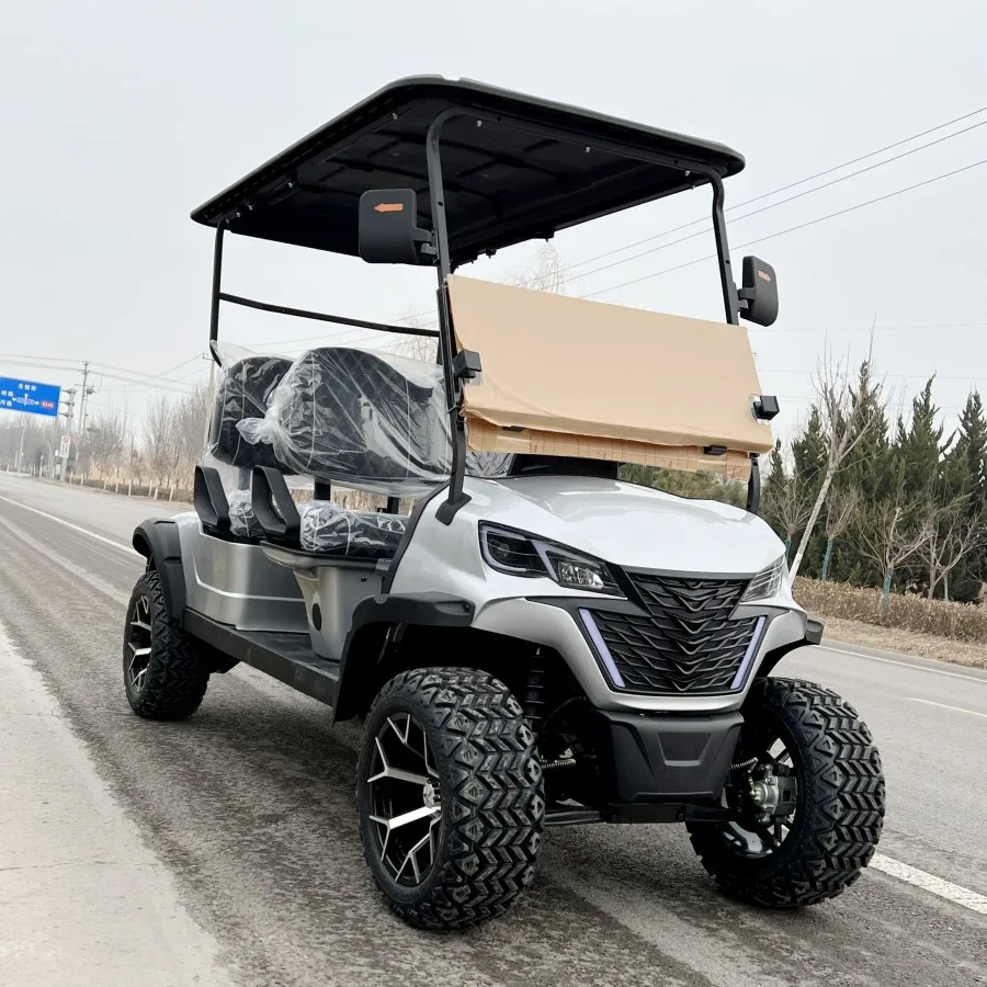 Brand China Street Legal Golf Cart Off Road 4 Wheel Drive Golf Cart Utility Vehicle Lithium Battery electric golf trolley