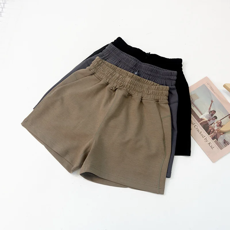 Women Sports Airy Quick Dry Shorts Sports Casual Drawstring Comfortable High Waist Loose Fit Yoga Shorts for Yoga and Gym