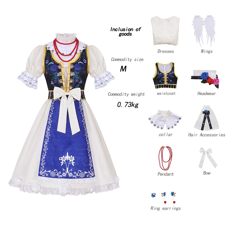 هوية الخامس لعبة تأثيري زي ، فستان لوليتا