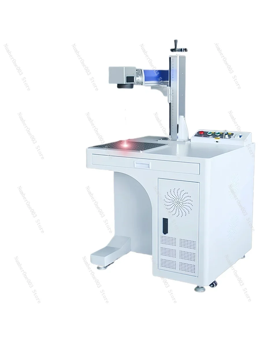 Fiber Laser Marking Machine Metal Lettering Coding Die Ceramic Stone Wood Pattern Relief Laser Engraving Machine