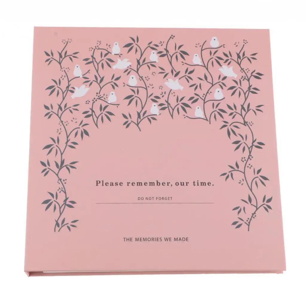 Elegant PU Photo Album Self Adhesive 4x6 and 5x7 Inch Picture Storage Book for Anniversary and Events
