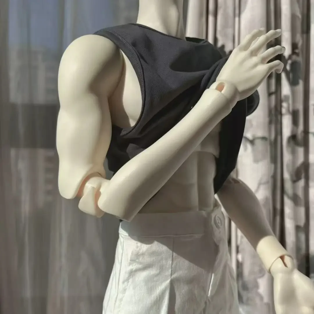 

1/4 1/3 Кукольная одежда для мужчин 45/70/75 см Bjd Doll Play House Майка с короткими рукавами Одеваются для девочек Игрушки Аксессуары для кукол, без куклы