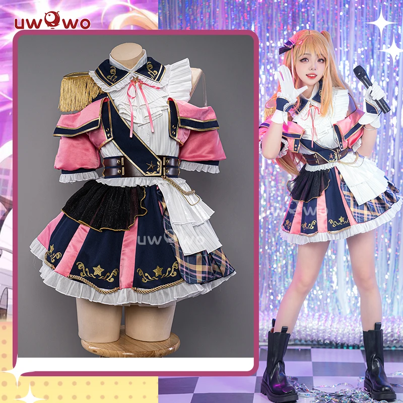 Ostatnia partia UWOWO Rubyy Hoshinoo Cosplay Cosplay Militarne Lolita Idol Scena Występ Idol Mistrz Halloween Kostiumy