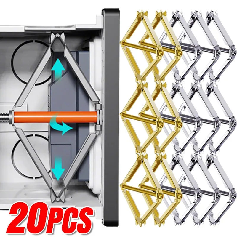 

20/1 шт. Универсальный инструмент для восстановления розеток, сменный промышленный фиксирующий стержень для скрытых коробок, аксессуары для бытового ремонта
