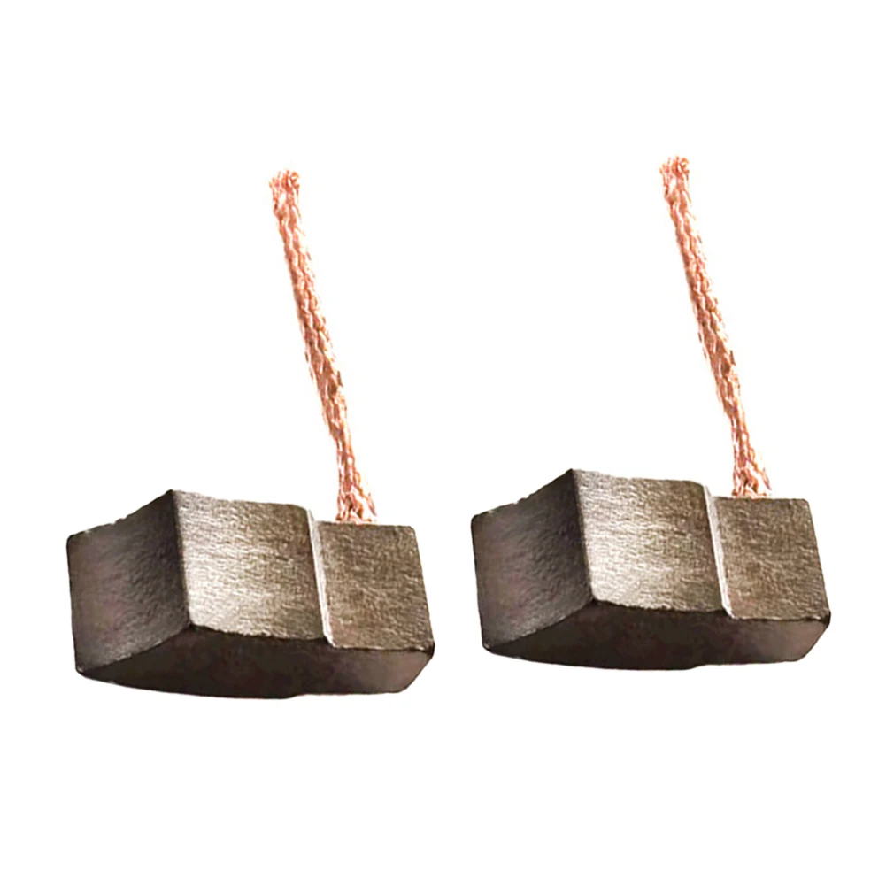 

2pcs Carbon Brush Replacement Set for Automotive Fan Motors Suitable for Electronic Fan Motor Maintenance and Repair