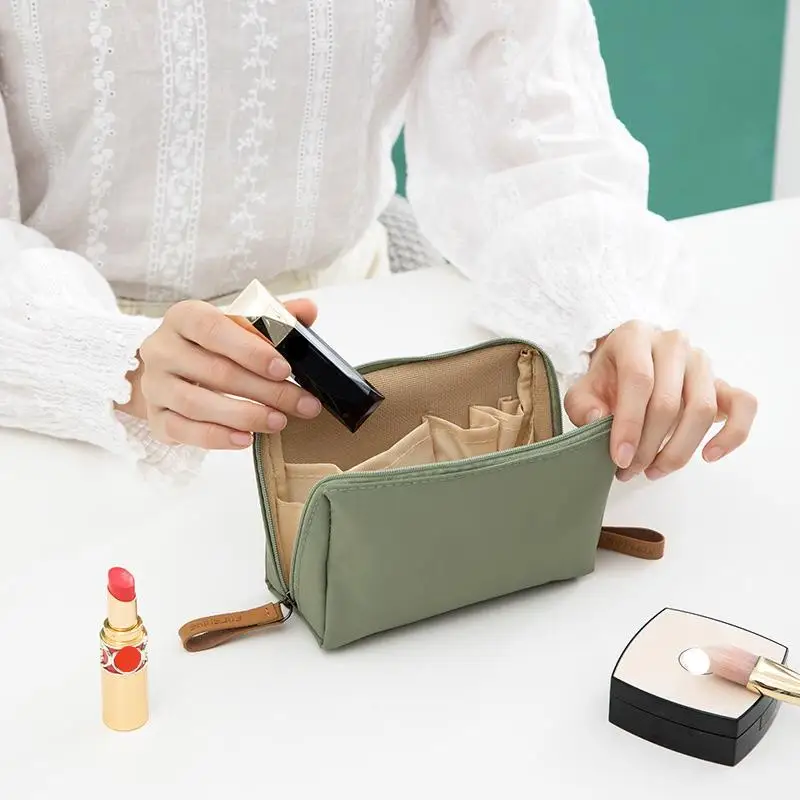 Portable Mini Makeup Bag for Women Travel Cosmetic Pouch Lipstick Case Small  Purse Perfect for Purse and Handbag