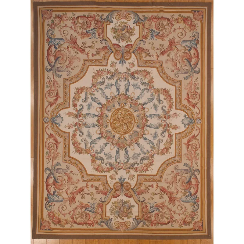 Carpet, hand-woven 100% wool Italian style bedroom square decoration