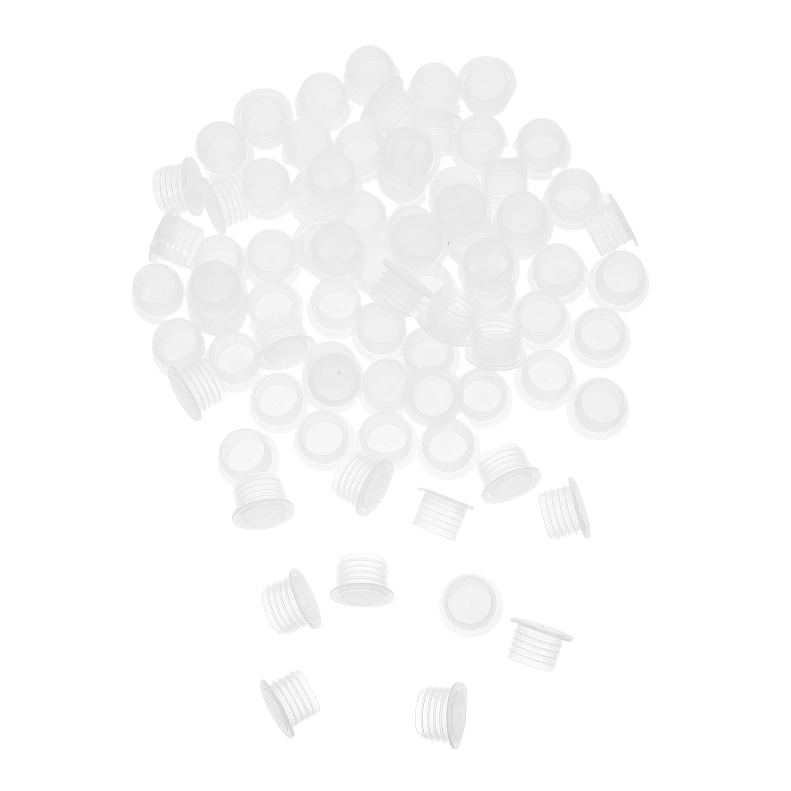 

100 Pcs Pull Plugs Bottle Stoppers Hole Stopper Replacement Caps Transparent Plastic Multifunctional Tight for