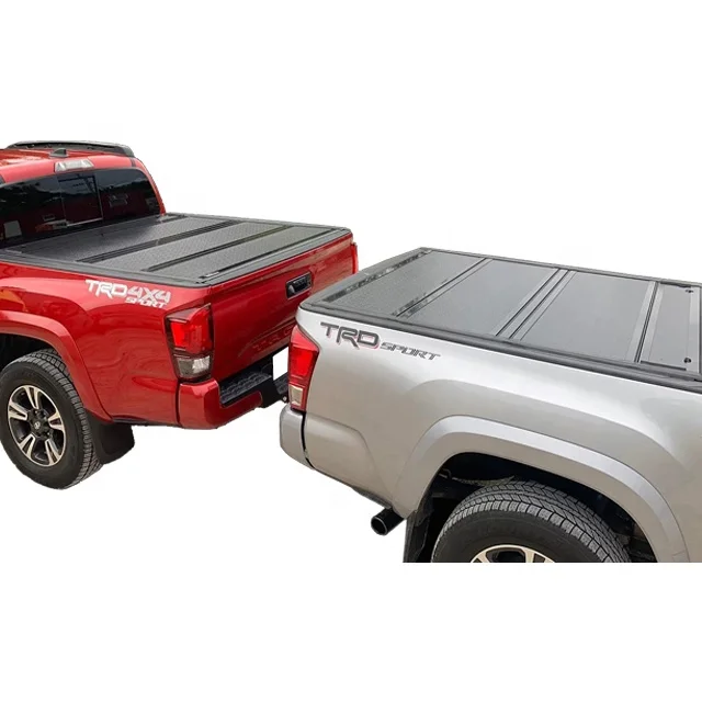 

KV8801 2023 Hilux Revo Aluminum Hard Tri Fold Tonneau Cover for Pickup Trucks Waterproof and Locking Function