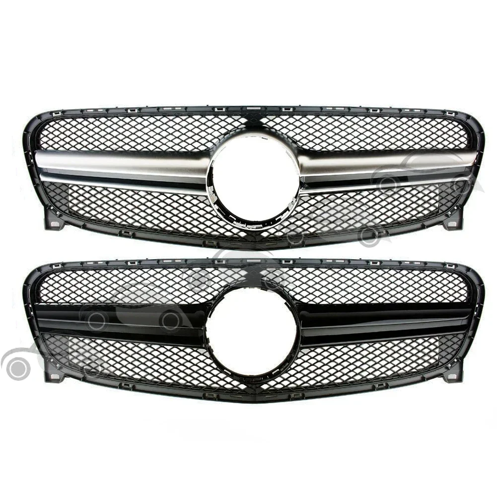 Передний бампер автомобиля, гоночная решетка, крышка для Mercedes-Benz X156 GLA-Class GLA 180 200 220 250 2014 2015 2016 Передний бампер автомобиля, гоночная решетка, крышка для Mercedes-Benz X156 GLA-Class GLA 180 200 220 250 2014 2015 2016