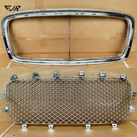 벤틀리 컨티넨탈 GT 2012-2017 프론트 바 센터 그리드 크롬, 3W3853667, 3W3853683, 3W3853684