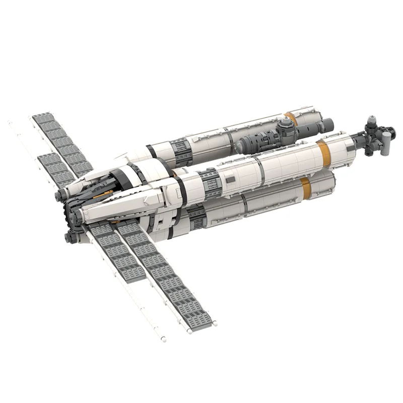 The Hail Mary MOC Space Shuttle Building Blocks 1:220 scale Delta Wing Model Assembly Bricks Set Collection Toy Xmas Gifts