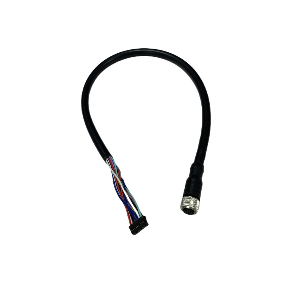 Vehicle 17 Pin Aviation Plug Female Connector M12 Cable