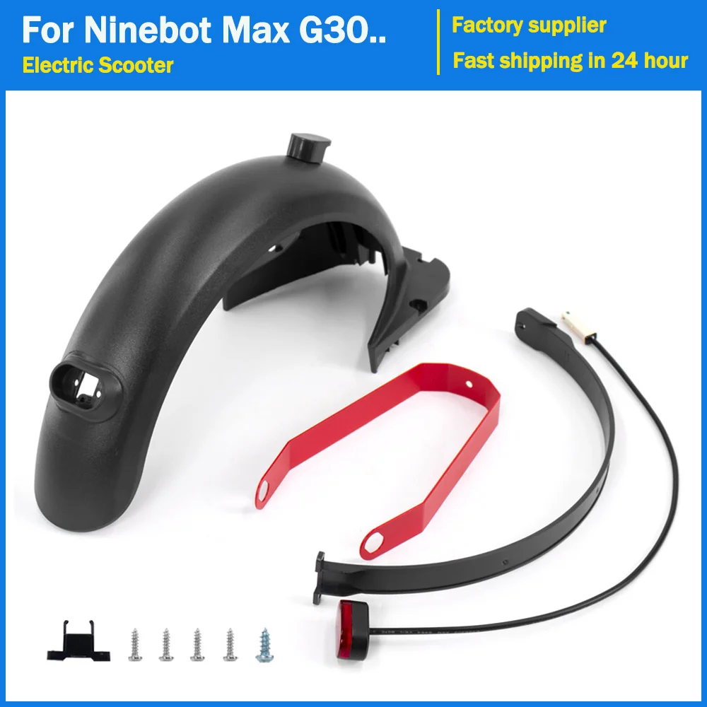 Rear Fender Mudguard Support Bracket Repair Black Kits for Segway Ninebot Electric Scooter Max G30 G30LP G30D Fenders Parts