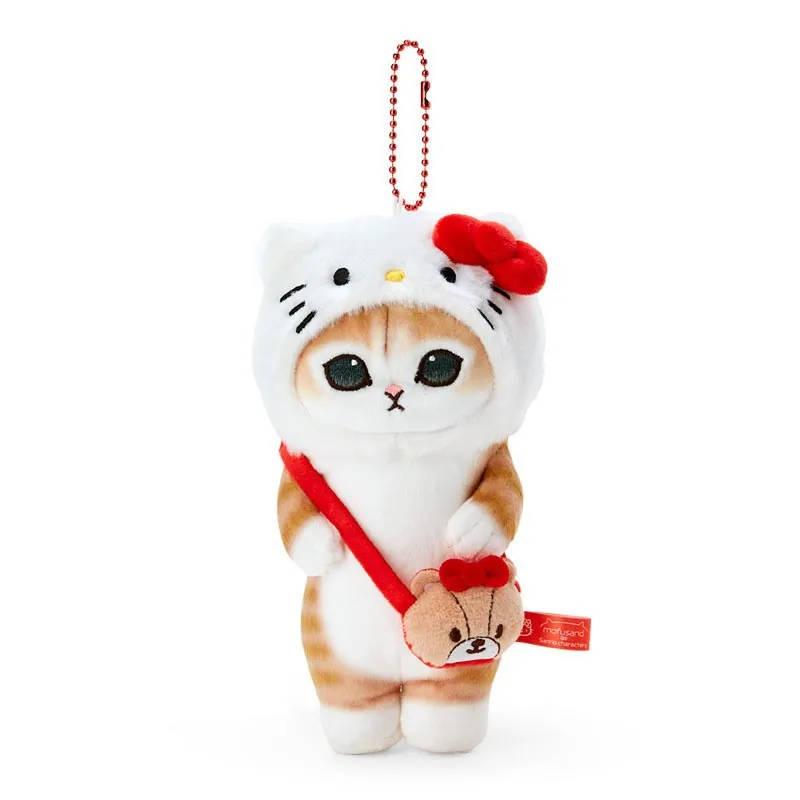 13 cm Cartoon Amin Mofusand Plüsch Puppe Spielzeug Kuscheltiere Schlüsselbund Tasche Kleine Anhänger Behänge Weihnachten Geburtstag Geschenke – Detail 7