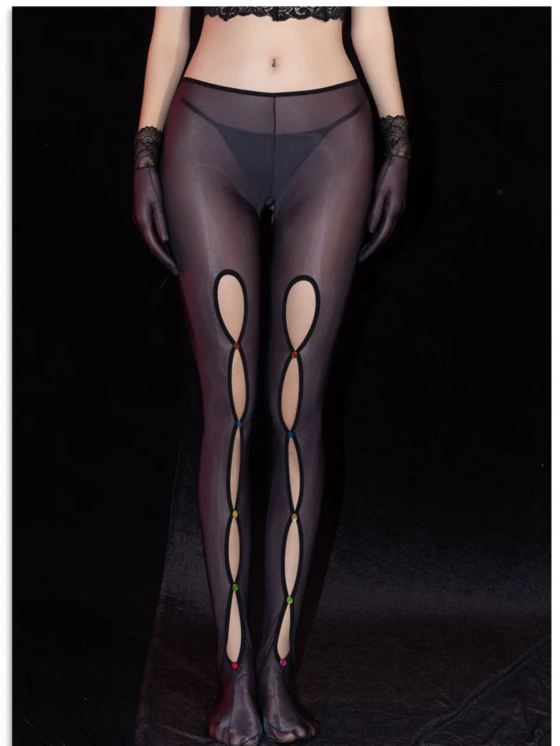 

Сексуальные ажурные чулки, шелковистые сексуальные обтягивающие тонкие прозрачные чулки для ролевых игр, сетчатые кружевные горячие сексуальные брюки, новинка 2025 года AFH8