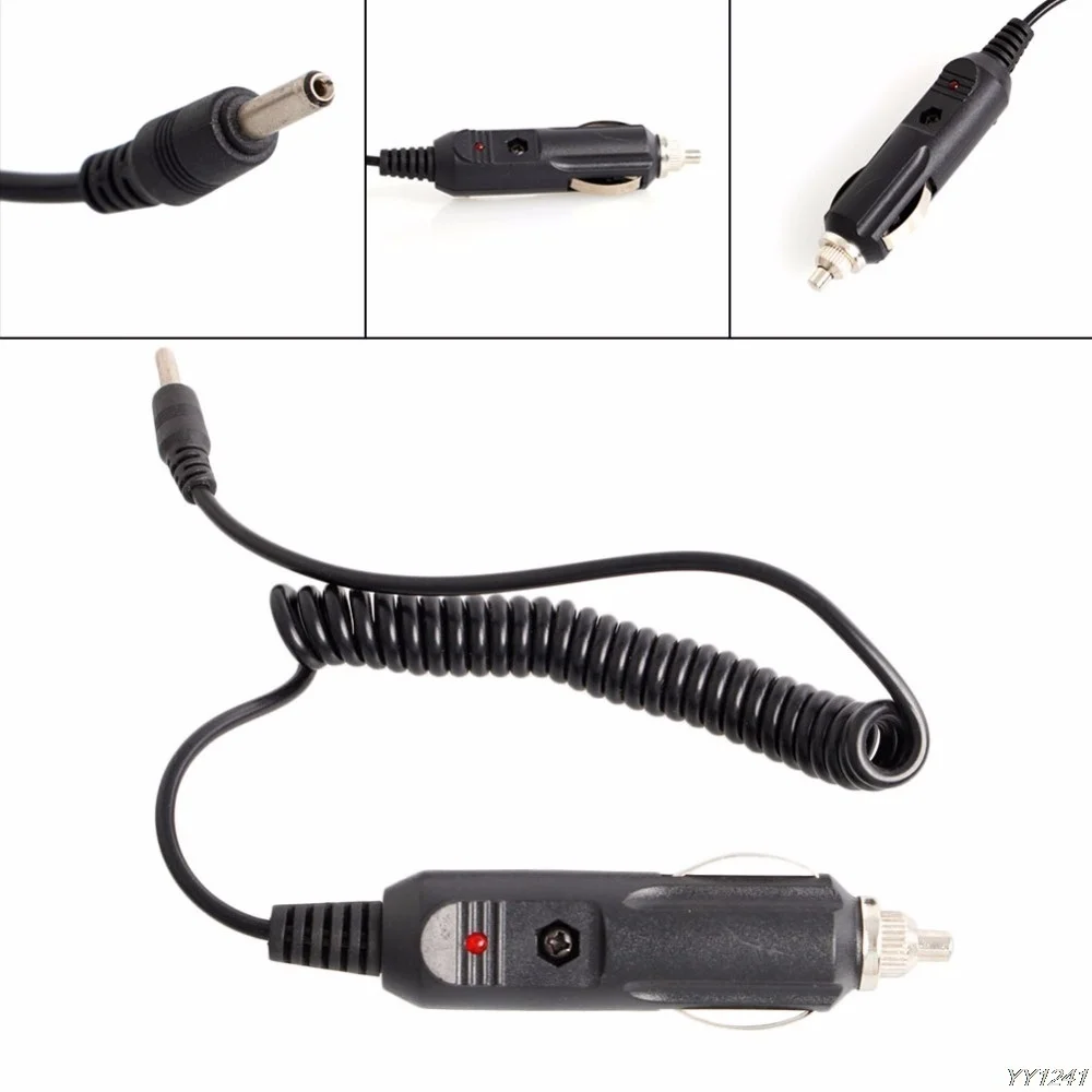 Ładowarka samochodowa 12 V Zasilacz prądu stałego Zapalniczka samochodowa Kabel 1,5 m 3,5 mm x 1,35 mm Akcesoria Wnętrze — zdjęcie 3