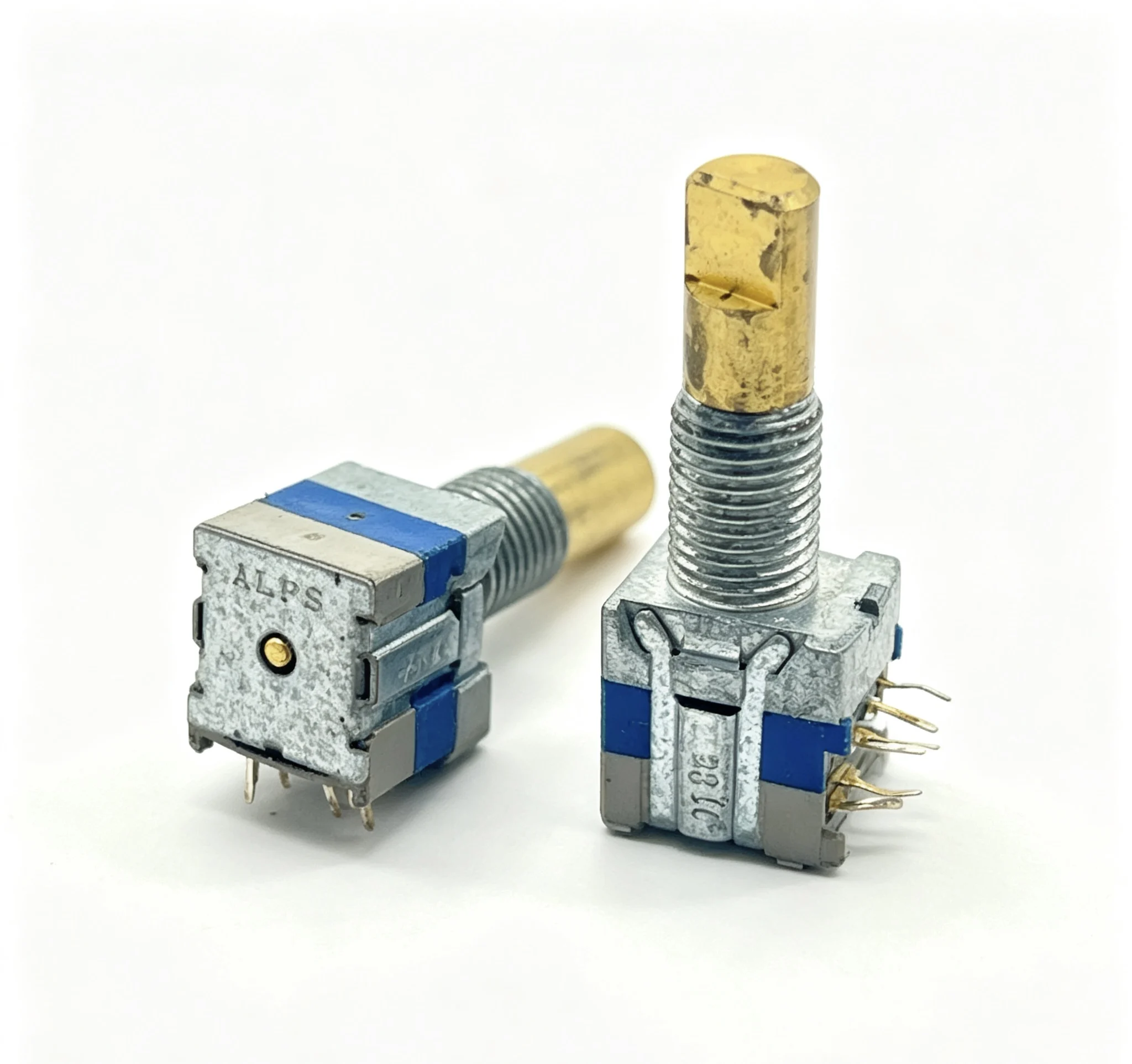 In stock Japan ALPS slide switch 15 position 6-pin shaft length 20mm 1pcs