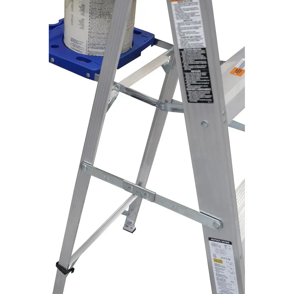 سلم ألومنيوم بطول 6 أقدام مع صينية أدوات، سعة تحميل 250 رطل، النوع الأول، LP-2111-06 #6