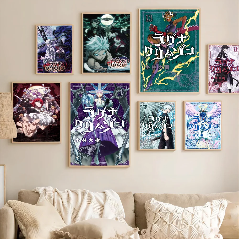 ملصق لاصق من Ragna قرمزي ذاتي الصنع ، ملصق حائط فاخر لغرفة المعيشة ، ديكور بار ، ديكور حائط