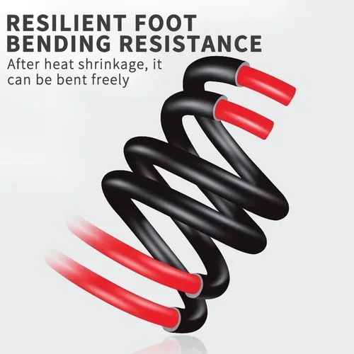 Imagen 2 del producto Tubo termorretráctil de 10/50/100/200M 3:1 con pegamento, tubo termorretráctil termorretráctil de doble pared, 2,4 MM-25,4 MM