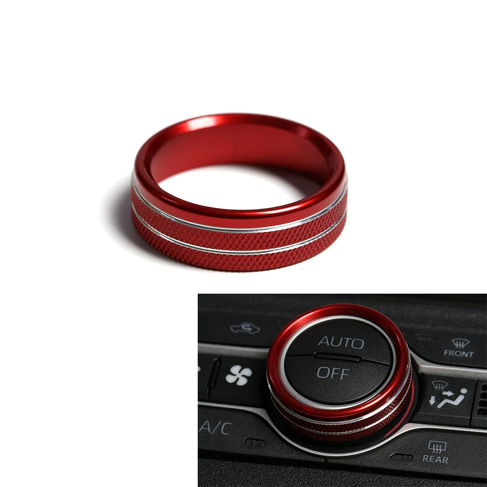 Cubierta del Anillo del Perilla de Ajuste del Aire Acondicionado para Daihatsu Atrai S700V/S710V Taft Tanto Move