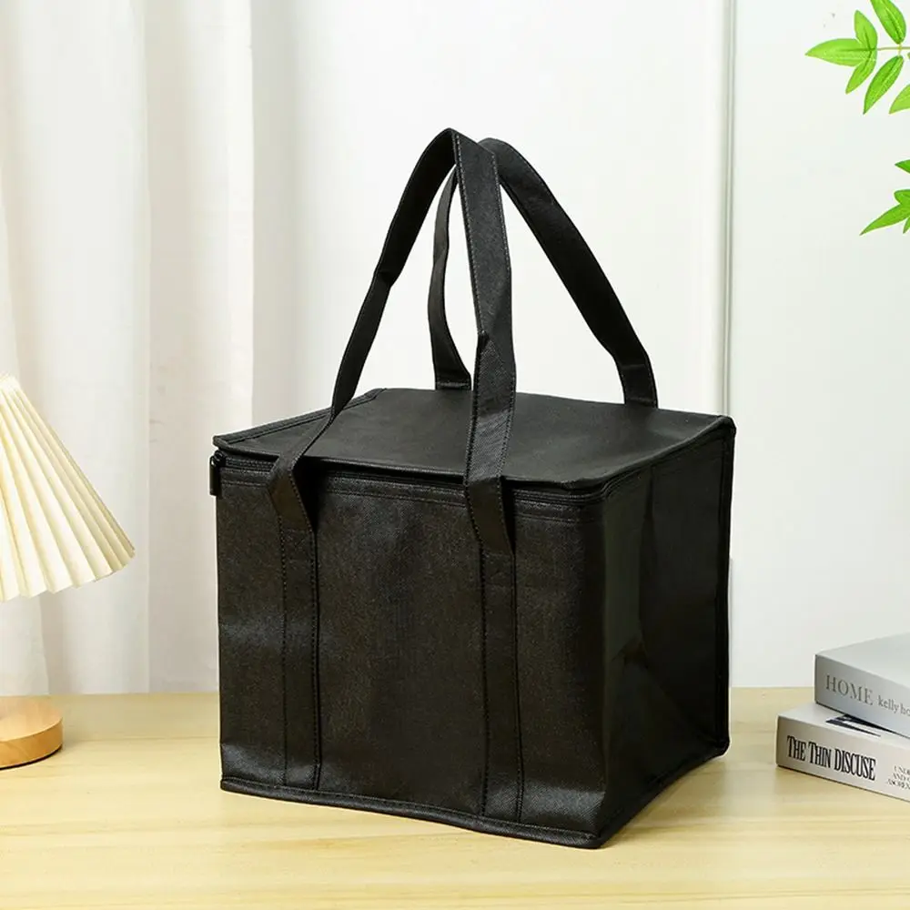 1Pcs New Large Capacity Insulated Bag Portable Zipper Tin Foil Food Bag 40L Refrigerated Bag Picnic Camping