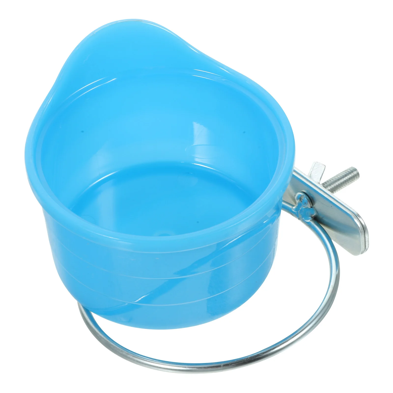 

2pcs Parrot Food Bowl Durable Bird Cage Feeder Easy Clean Hanging Accessory For Pigeons Cockatiels Plastic Bird Water Feeder