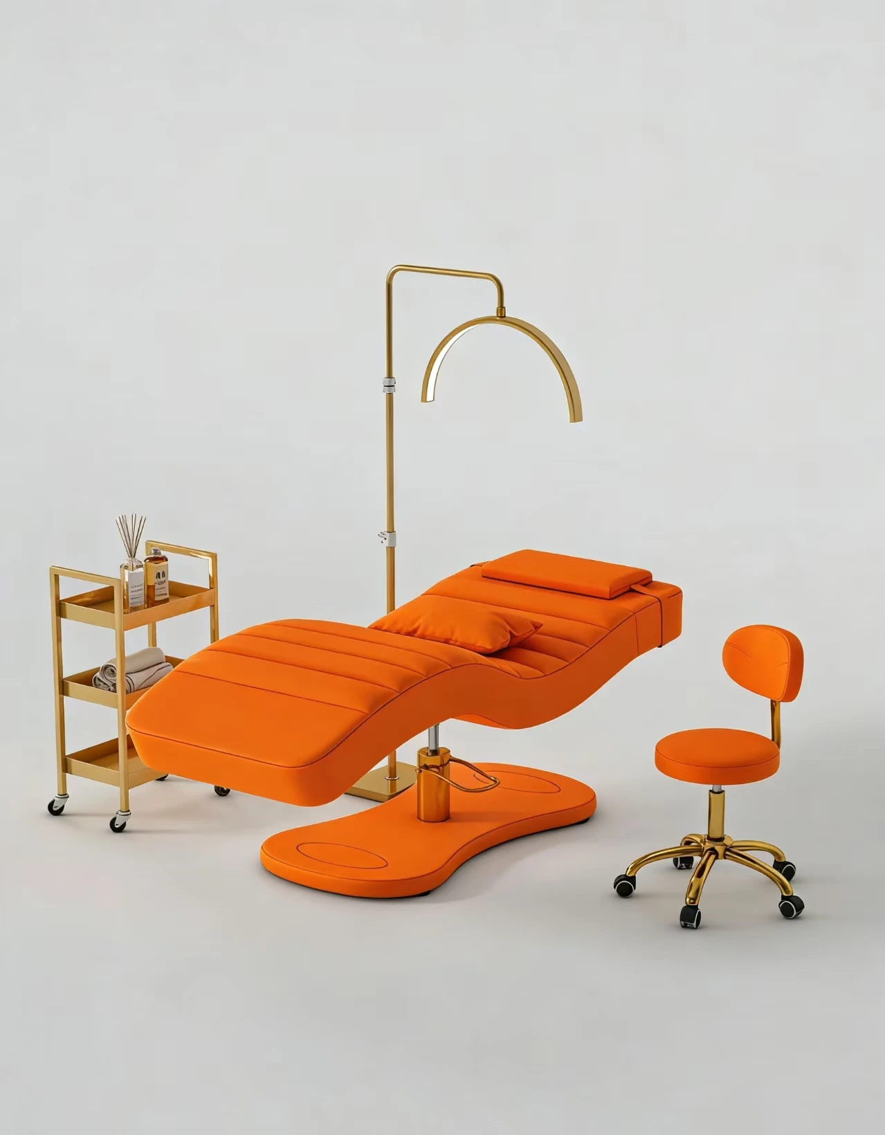 &c Beauty center high end beauty bed SPA facial bed high quality modern curve