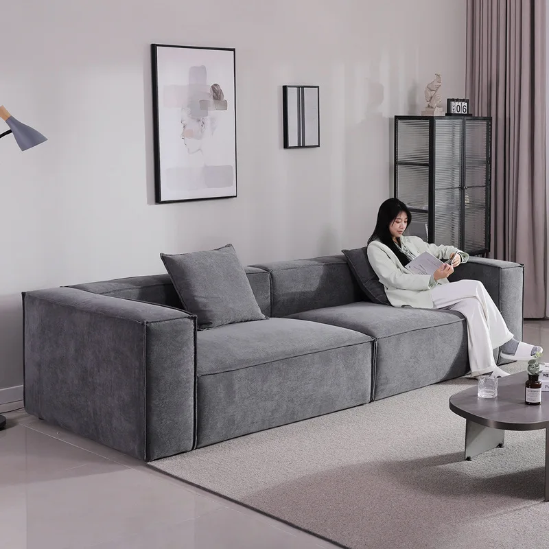 Divano quadrato country americano