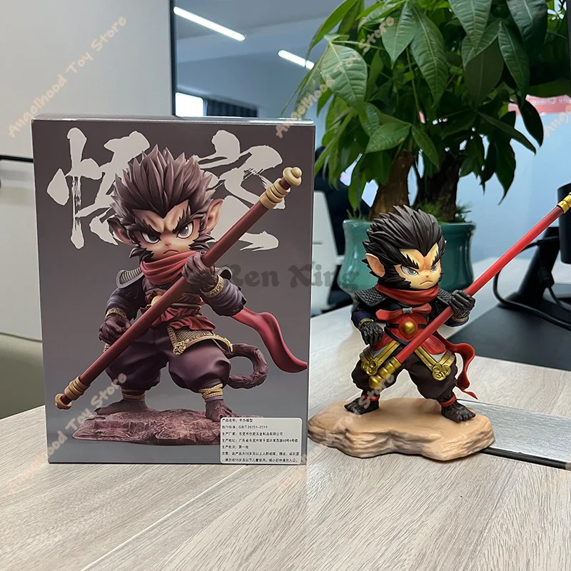 Mito Negro: figuras de Wukong, figura de Anime Wukong, versión Q, estatuilla de Pvc Gk, modelos de estatua, colección de muñecas, adornos de escritorio, juguetes, regalos