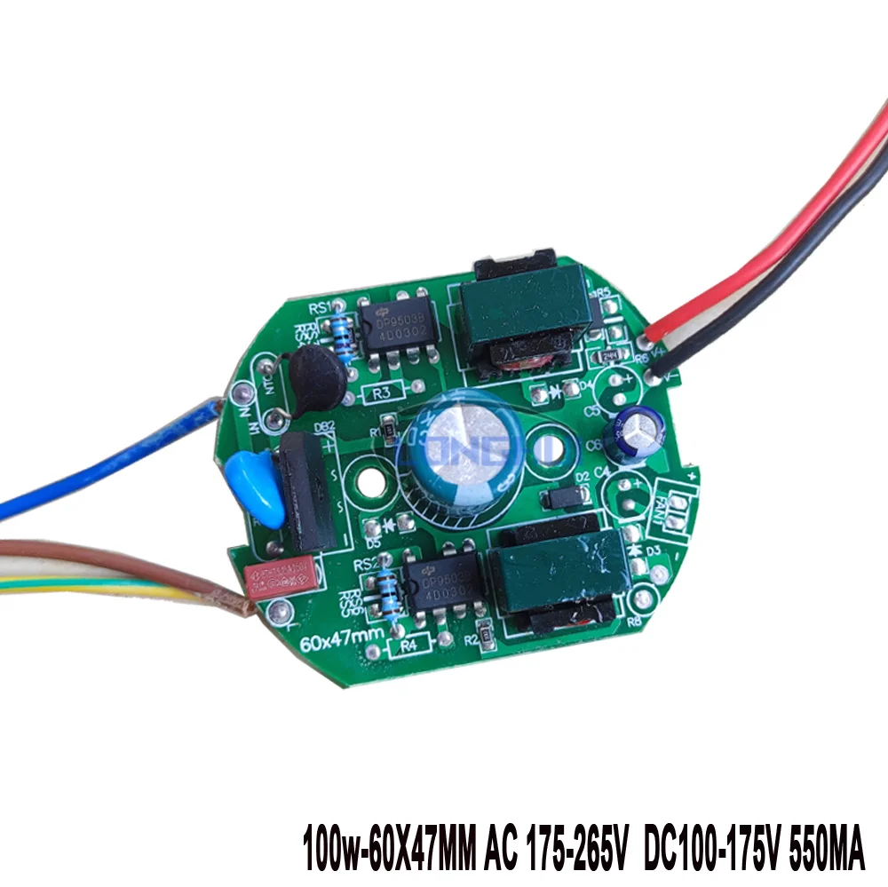 Controlador LED 100W 150W 200W600-1100 mA AC 175-265V Luz de techo alto Mariposa Bombilla de alta potencia Iluminación de luz de balasto incorporada